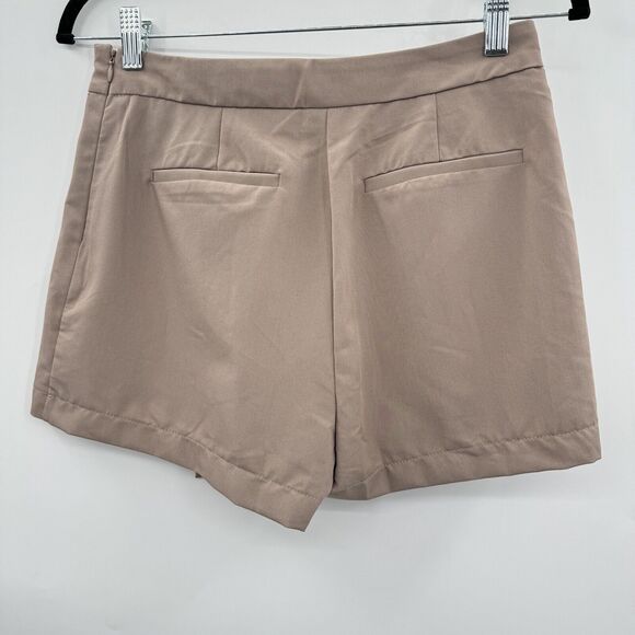PacSun Pleated Skort Size S Brown Mini Academia Schoolgirl Goth Grunge Stretch - Picture 3 of 9